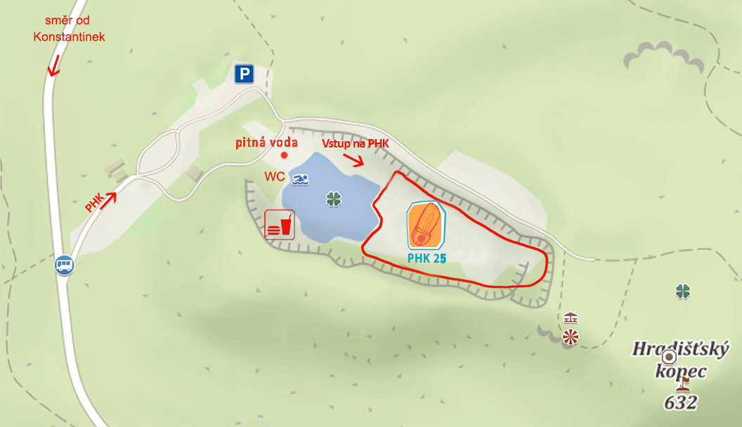 mapa PHK 25