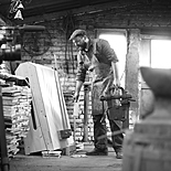 Making of new instruments in a forge, Znojmo 2014