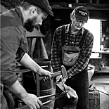 Making of new instruments in a forge, Znojmo 2014