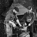 Making of new instruments in a forge, Znojmo 2014