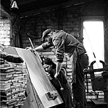 Making of new instruments in a forge, Znojmo 2014