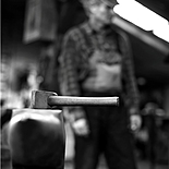 Making of new instruments in a forge, Znojmo 2014