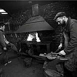 Making of new instruments in a forge, Znojmo 2014